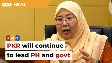 PKR will continue to lead PH and govt, Fuziah assures