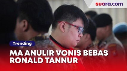 Tiga Hakim Jadi Tersangka, MA Anulir Vonis Bebas Ronald Tannur