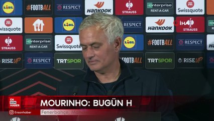 Jose Mourinho maçın ardından: Bugün harika oynadık