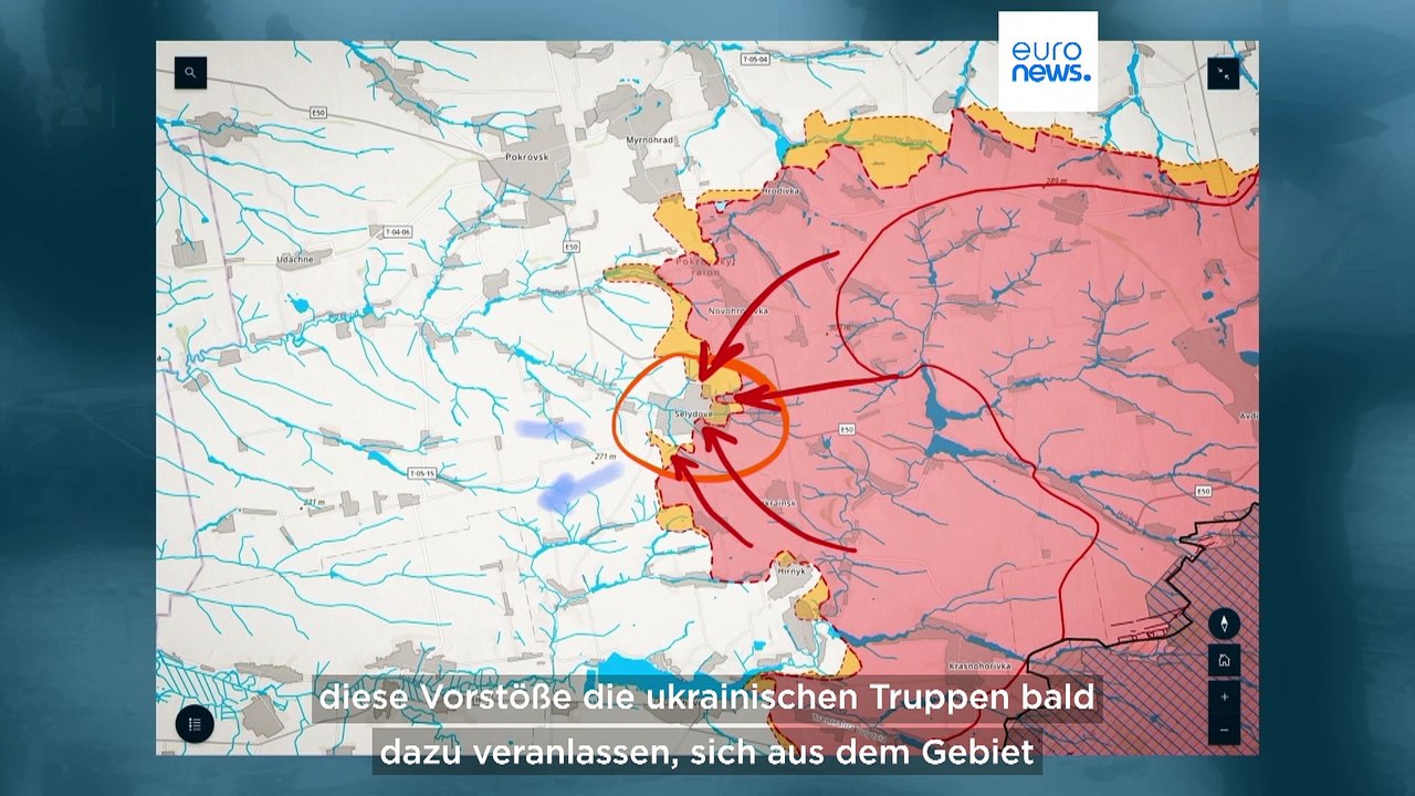 Ukraine: Russische Truppen rücken bei Selydowe vor