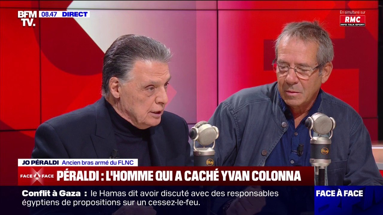 "Ta cavale commence ici": Jo Péraldi, ancien bras armé du FLNC, raconte comment il a caché et aidé Yvan Colonna