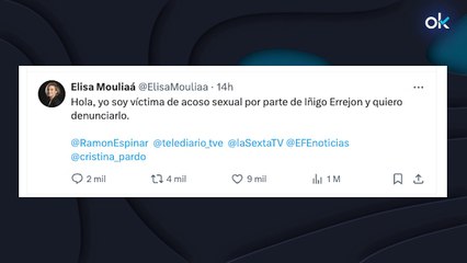 Arranca el 'Me Too' contra Errejón: la actriz Elisa Mouliaá denuncia que la acosó sexualmente