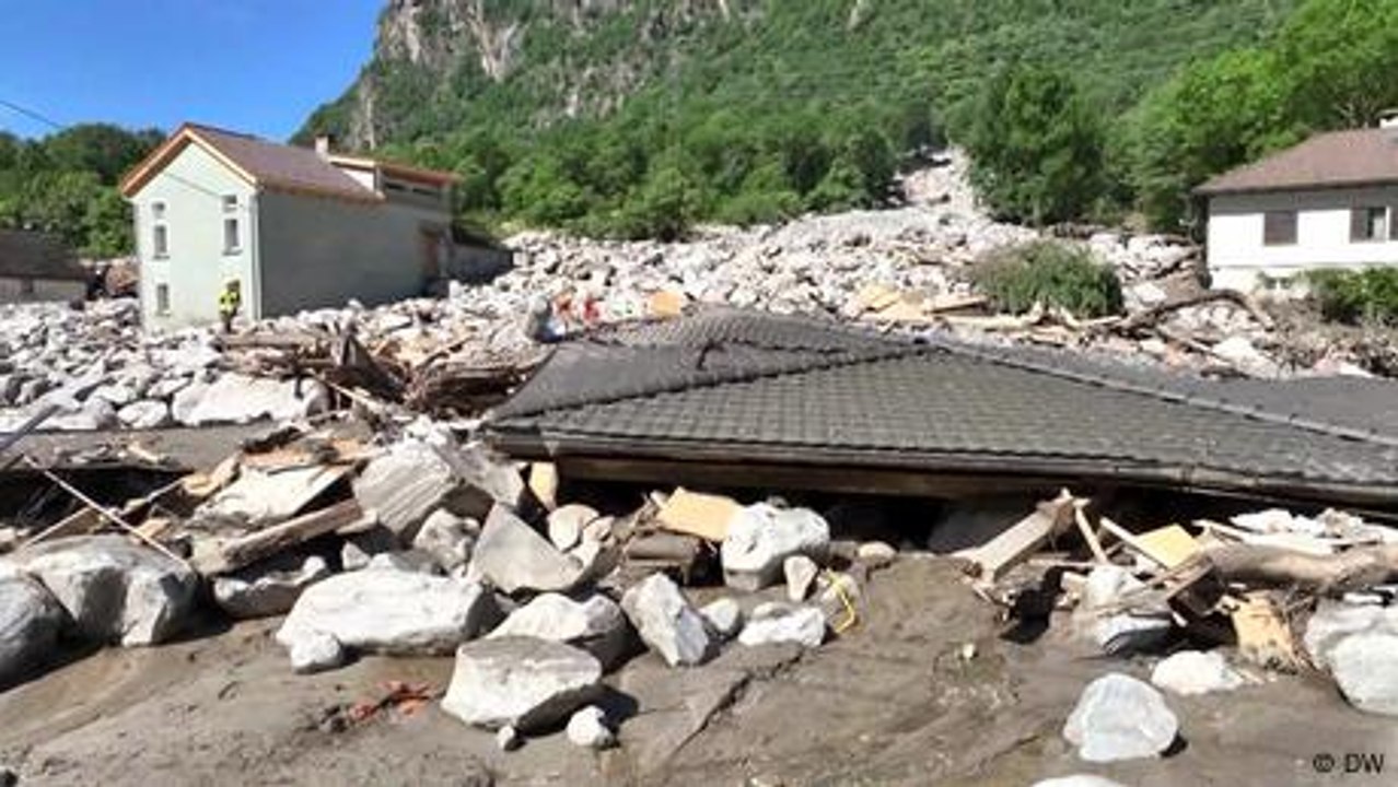 Die Schweizer Alpen bröckeln