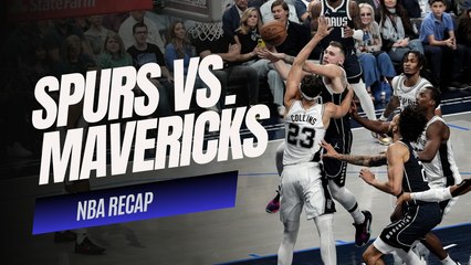 NBA FINAL: Season Opener Victory! Dallas Mavericks Defeat Spurs 120-109 | Full Game Recap | Luka Dončić 28 Pts