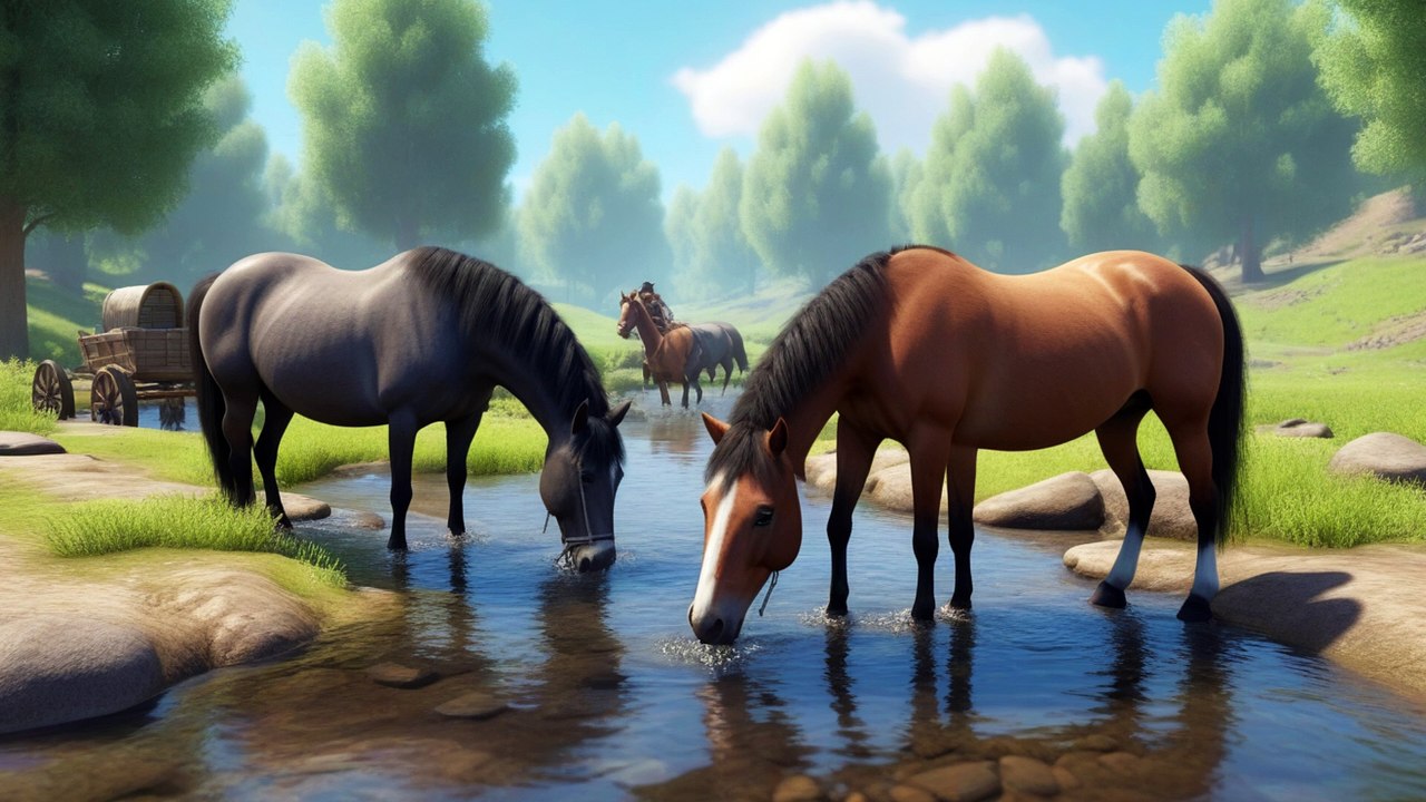 Atlar Çocuk Şarkısı |  At Şarkısı, Sevimli Atlar Çocuk Şarkısı, çocuk şarkıları, çocuk video müzikleri, çocuk video şarkıları