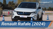 Renault Rafale 2024 - Maniobra de esquiva  (moose test) y eslalon | km77.com