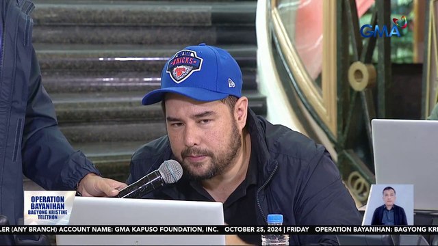 Gabby Eigenmann, nakiisa sa GMA Operation Bayanihan: Bagyong Kristine Telethon