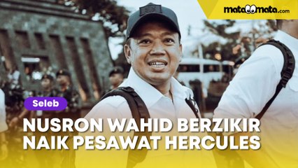 Momen Nusron Wahid Berzikir saat Naik Pesawat Hercules, Netizen Auto Kagum: yang Lain pada Ketawa