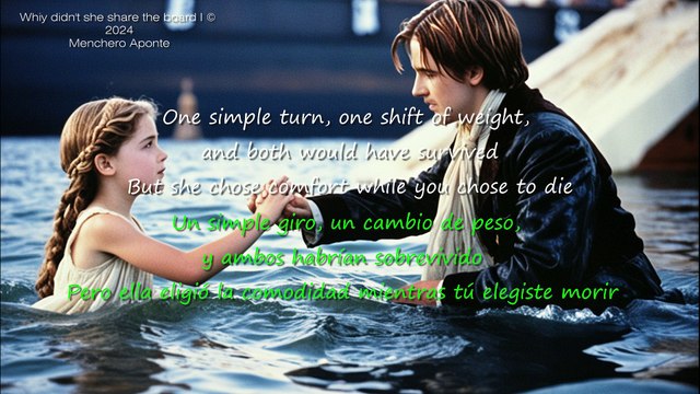 Why Didn’t She Share the Board © 2024. Menchero Aponte. Subtítulos en español e inglés.