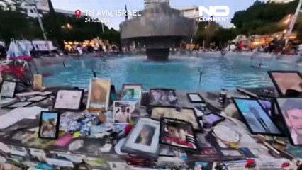 NO COMMENT : Des centaines de personnes manifestent pour demander la libération des otages à Gaza