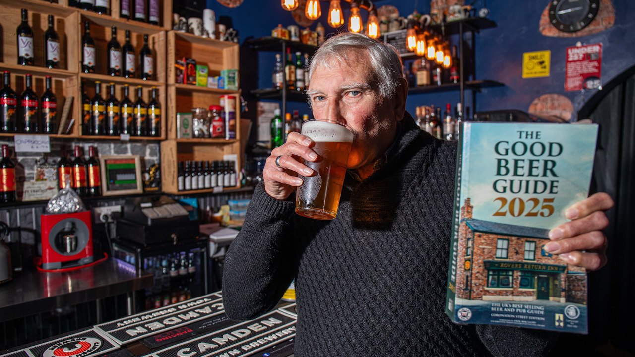 Beer fan on UK pub crawl for 55 years sinks pint in 12,000th boozer