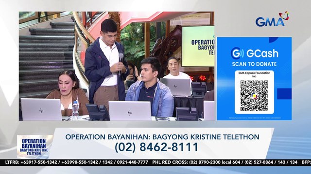 Tom Rodriguez, nakiisa sa GMA Operation Bayanihan: Bagyong Kristine Telethon