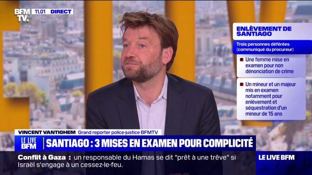 Disparition de Santiago: trois personnes, dont un mineur, mises en examen