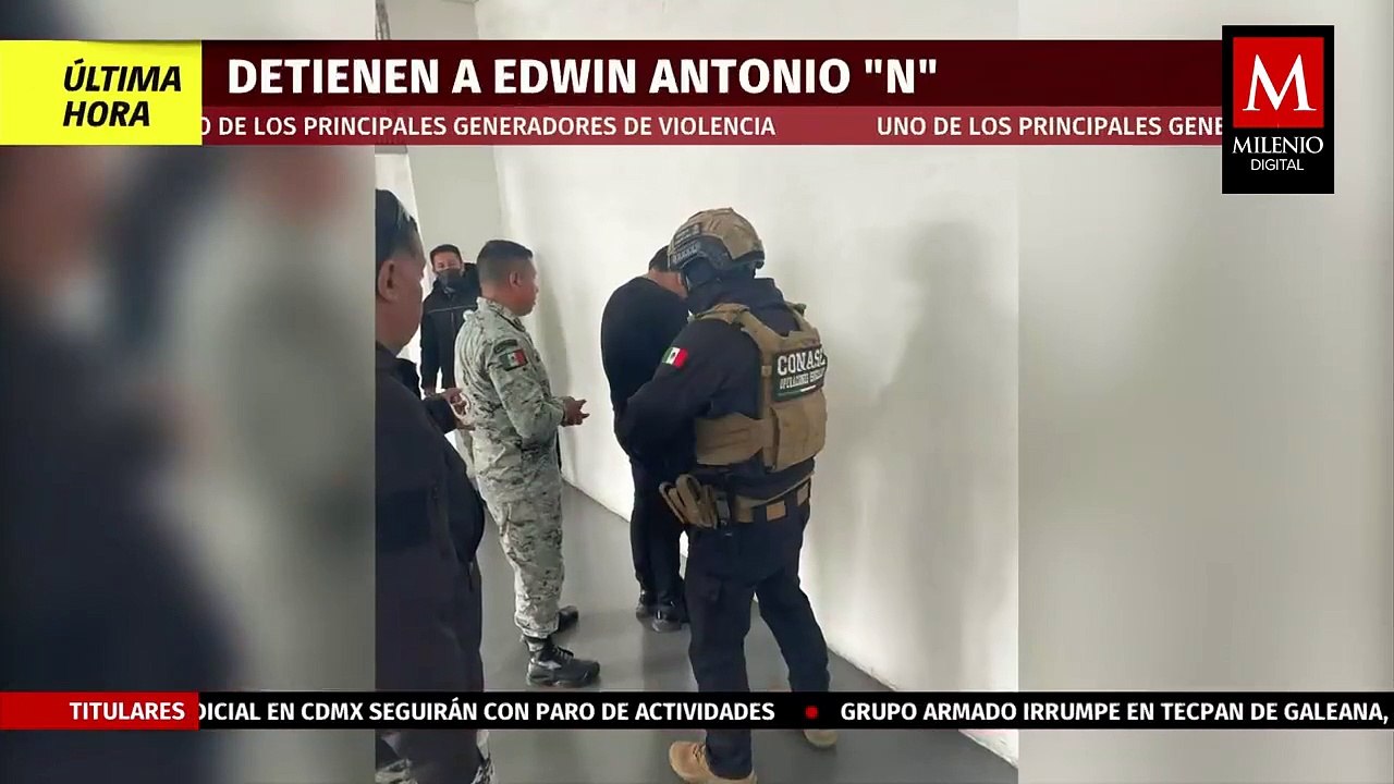 Trasladan a Edwin Antonio 'El Max' al Penal del Altiplano en el Estado de México