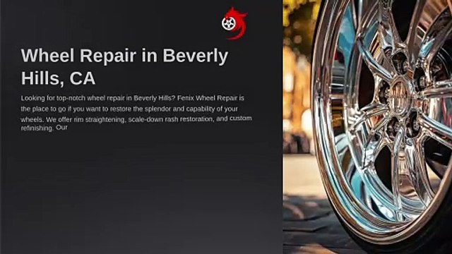 Wheel Repair in Beverly Hills, CA