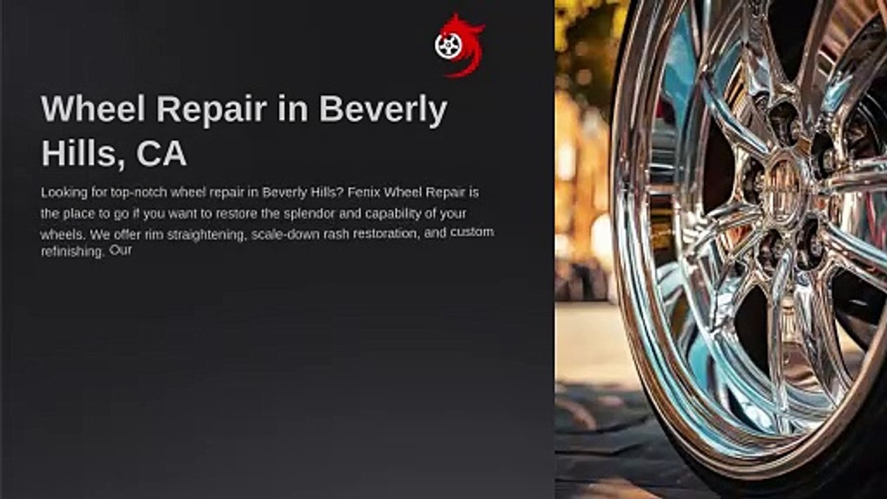 Wheel Repair in Beverly Hills, CA