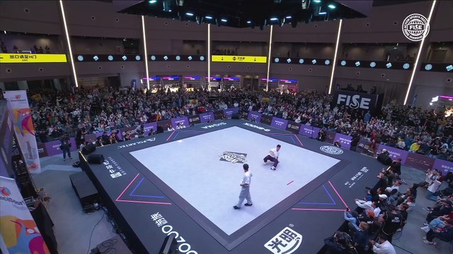 BBoy Shigekix winning battle - Breaking for Gold at FISE World Series 2024