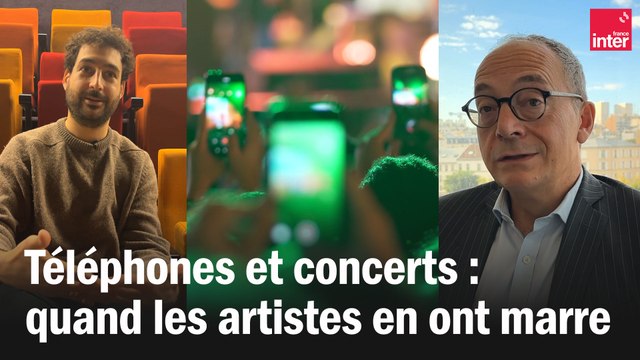 Téléphones et concerts : quand les artistes en ont marre
