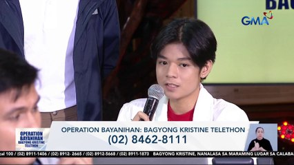 Marco Masa at Ashley Sarmiento, nakiisa sa GMA Operation Bayanihan: Bagyong Kristine Telethon