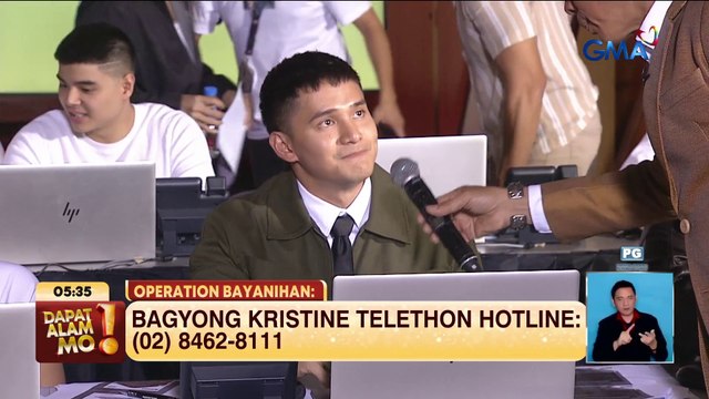 Ruru Madrid at Kyline Alcantara, nakiisa sa GMA Operation Bayanihan: Bagyong Kristine Telethon