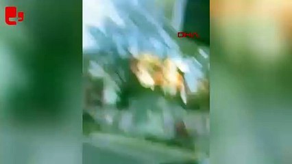 Trafikte yol verme kavgası kamerada