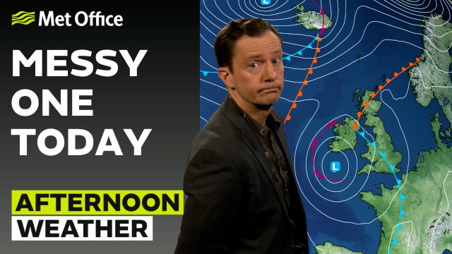Met Office Afternoon Weather Forecast 25/10/24 - Sunny spells across southwest