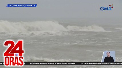 Mga mangingisda sa Ilocos Norte, ‘di pa rin makapalaot dahil sa lakas ng alon | 24 Oras