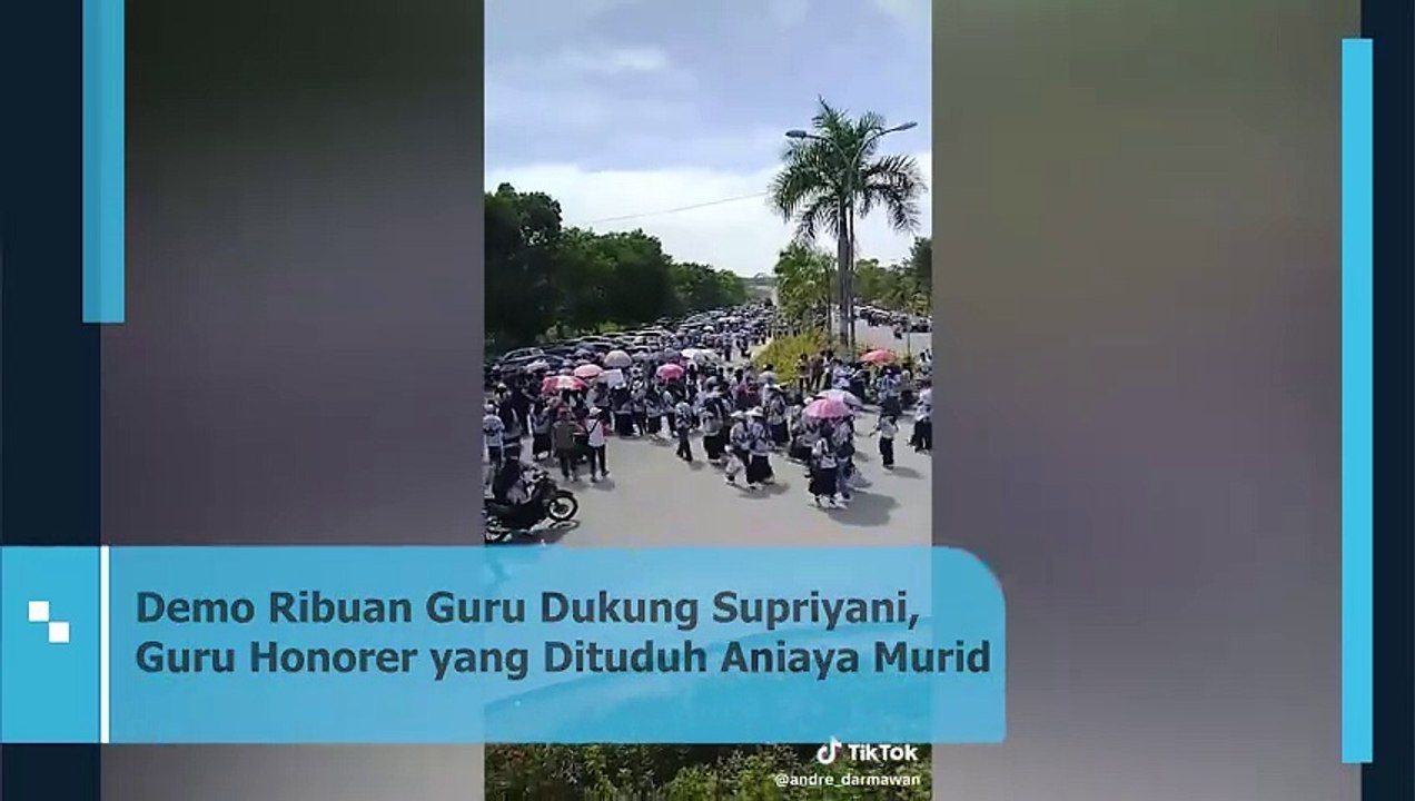 Demo Ribuan Guru Dukung Supriyani, Seorang Guru Honorer yang Dituduh Aniaya Murid