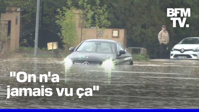 Intempéries: le Var frappé par de fortes pluies et des orages impressionnants