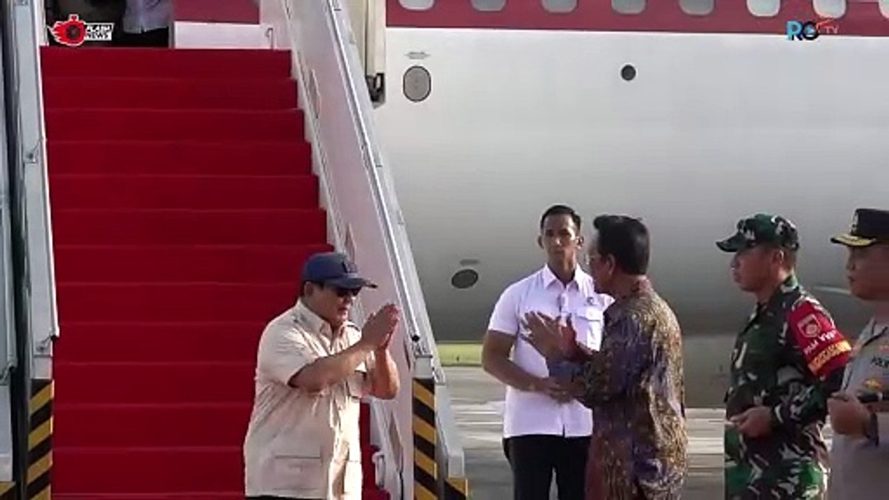 Momen Sambutan Warga Kepada Prabowo saat Datang ke Magelang