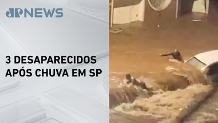 Mulher é arrastada por enxurrada durante temporal em Campinas