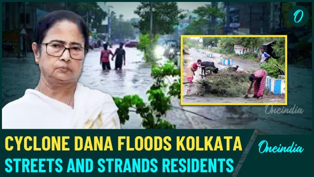 Cyclone Dana Unleashes Catastrophic Flooding, Stranding Residents and Paralyzing Kolkata | Watch