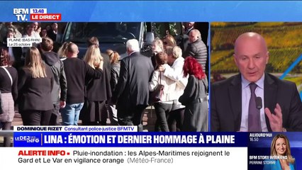 La famille de Lina arrive lors de ses obèsques, sa mère Fanny Groll effondrée