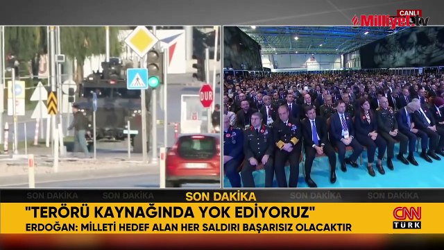 Cumhurbaşkanı Erdoğan'dan TUSAŞ saldırısıyla ilgili net mesaj: Bize geri adım attıramazlar