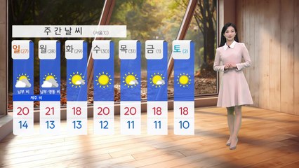 [이슈날씨] 11월도 예년보다 고온·건조...주말, 예년보다 온화 / YTN