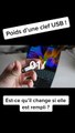Clé USB - le poids change si elle est rempli ? Et bien je vous réponds tout de suite !