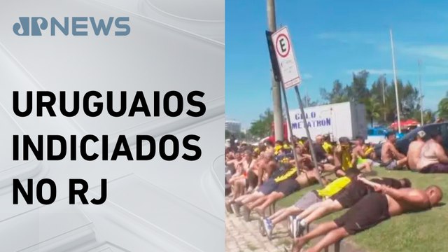 Polícia indicia 22 torcedores do Peñarol após confusão no Rio de Janeiro