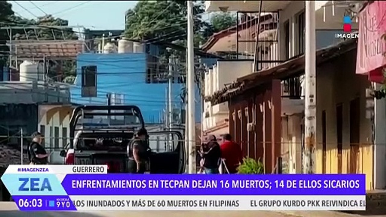 Enfrentamiento en Tecpan, Guerrero, deja 16 muertos