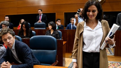 Isabel Díaz Ayuso, sobre la dimisión de Errejón: "Otra pancarta más que se les cae"