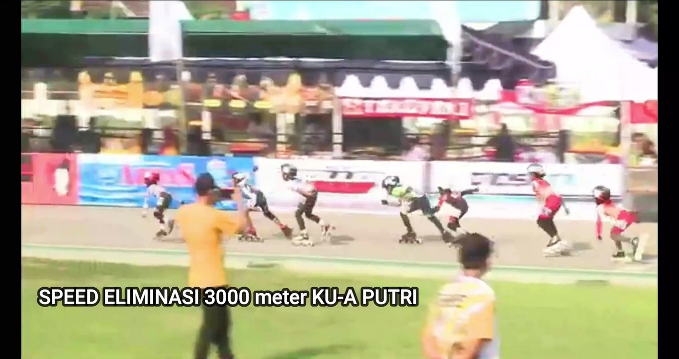 Elimination Speed ​​3000 meters Age group A Women, Indonesian National Roller Skating Championship