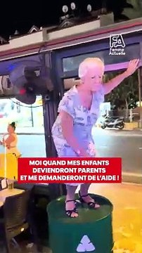 FEMME ACTUELLE : Moi quand mes enfants deviendront parents et me demanderont de l'aide !