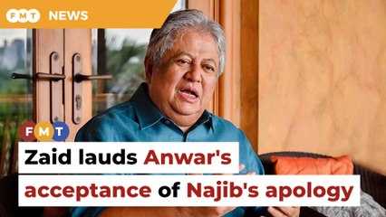 Zaid lauds ‘compassionate’ Anwar for welcoming Najib’s apology