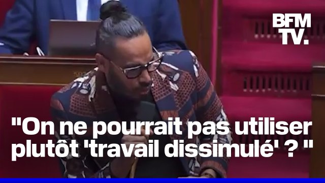 Travail au noir : un député ultramarin appelle à préférer l'expression travail dissimulé