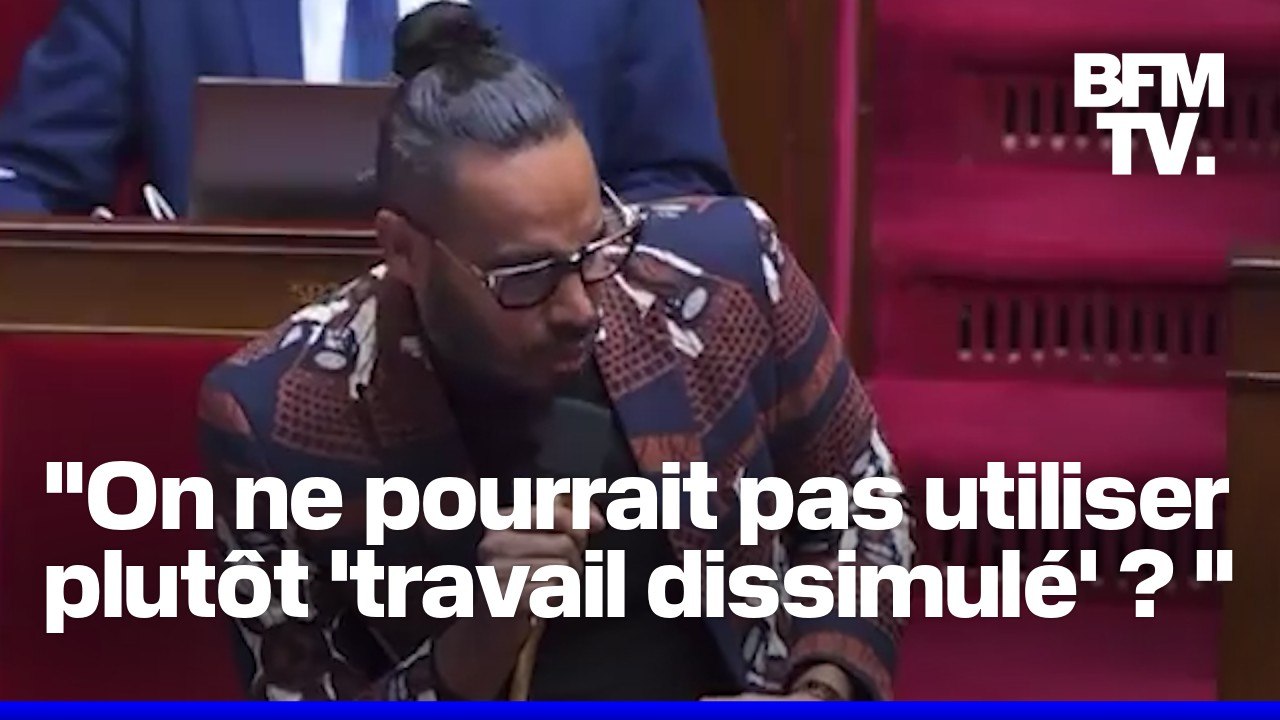 "Travail au noir": un député ultramarin appelle à préférer l'expression "travail dissimulé"
