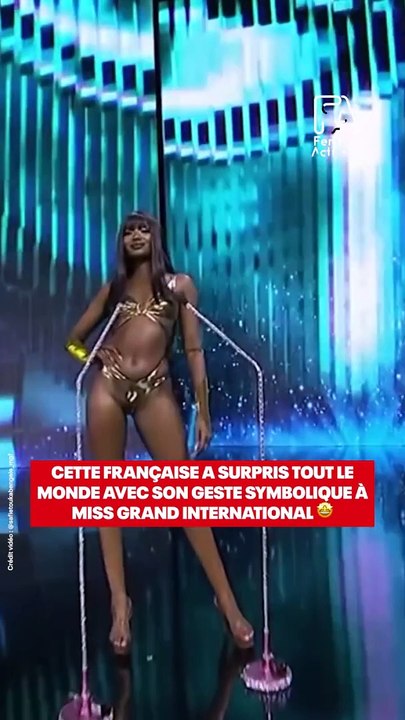 FEMME ACTUELLE : Cette Française a surpris tout le monde avec son geste symbolique à miss grand international