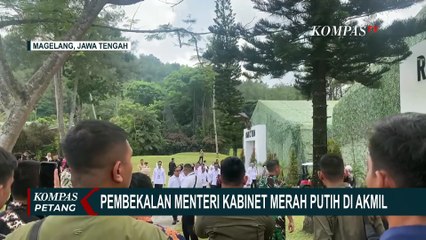 Momen Wapres Gibran Rakabuming Raka Pimpin Makan Siang Bersama Menteri di Akmil Magelang