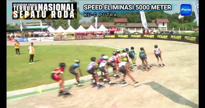 Elimination Speed ​​5000 meters Age group C Men, Indonesian National Roller Skating Championship