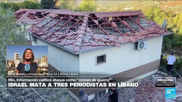 Informe desde Beirut: tres periodistas muertos tras ataque deliberado israelí