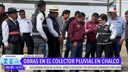 Concluyen los trabajos para enfrentar las inundaciones en Chalco, Edoméx