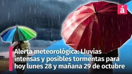 Clima en República Dominicana: Pronóstico del tiempo para hoy lunes 28 y martes 29 de de octubre.